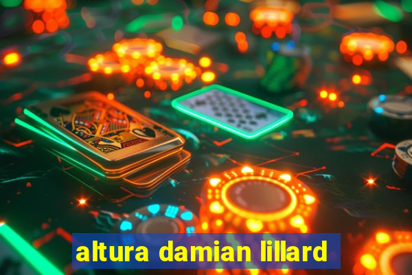 altura damian lillard